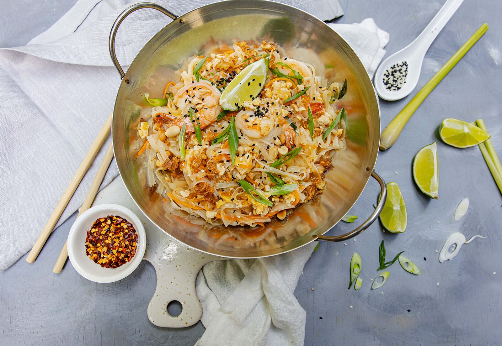 Pad Thai cu creveți Tiger