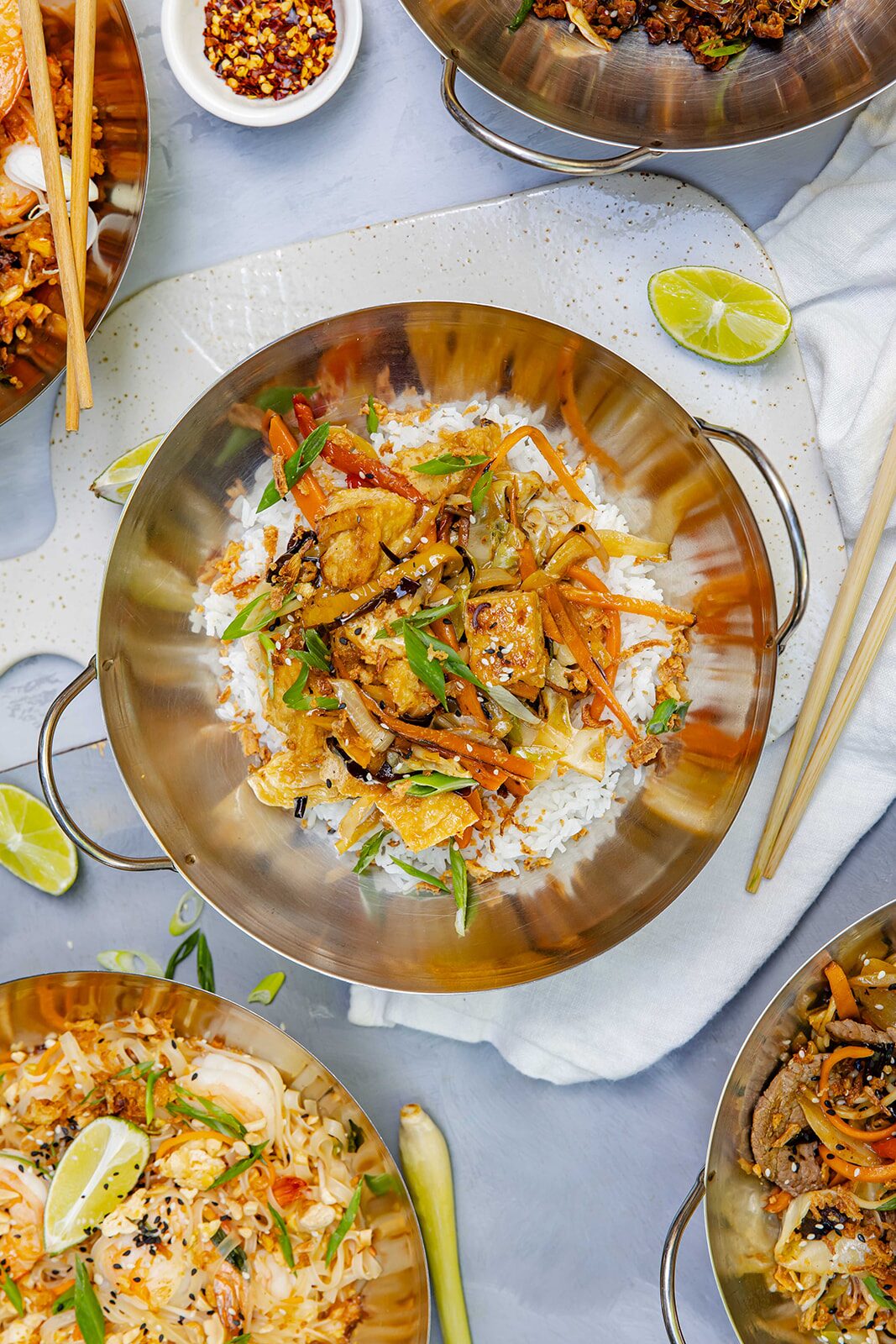 Wok cu legume și tofu
